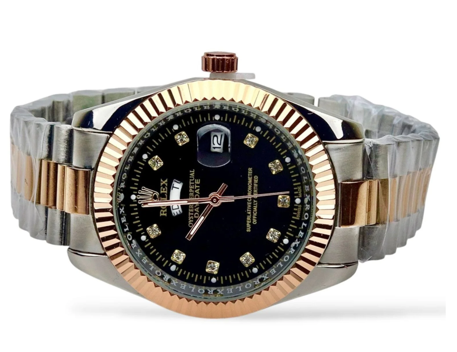Rolex Watch With Master Lock And Day & Date Working Premium Quality