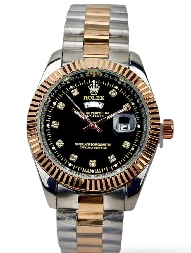 Rolex Watch With Master Lock And Day & Date Working Premium Quality