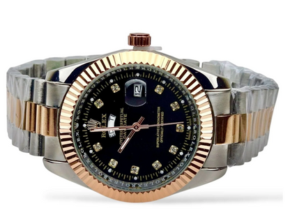 Rolex Watch With Master Lock And Day & Date Working Premium Quality