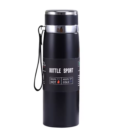 37MF Portable Vacuum Insulated Stainless Steel Water Bottle 1000ML for Office and Outdoor Use