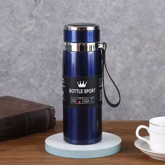 37MF Portable Vacuum Insulated Stainless Steel Water Bottle 1000ML for Office and Outdoor Use