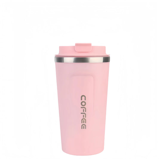 510ML Thermo Cafe Coffee Mug Car Thermos Mug Leak_Proof Travel Thermo Cup for Tea Water Coffee Double Stainless Steel