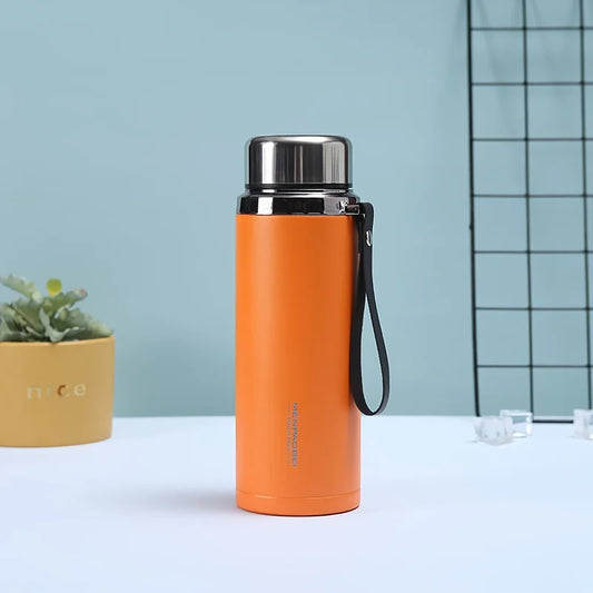 1PC 304 large capacity stainless steel insulated water cup for men and women, outdoor portable car mounted business sports