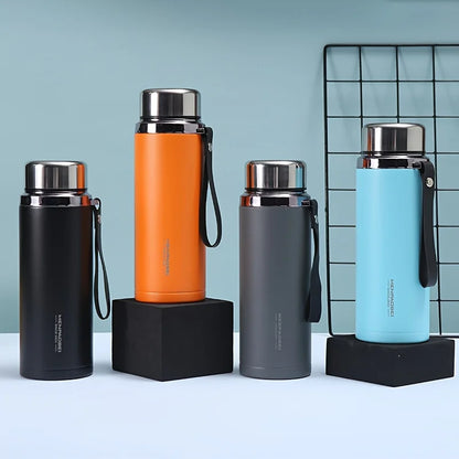 1PC 304 large capacity stainless steel insulated water cup for men and women, outdoor portable car mounted business sports