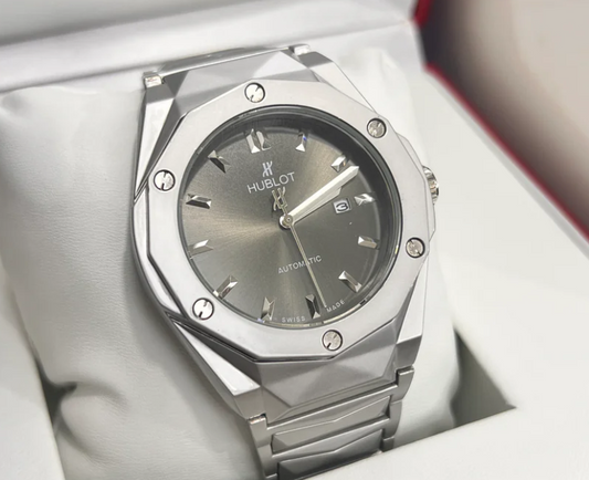 Hublot Classic Fusion Silver with Gray Dial