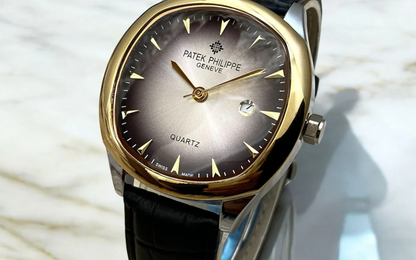 Patek Philippe -Geneve Belt - Golden Gray Black