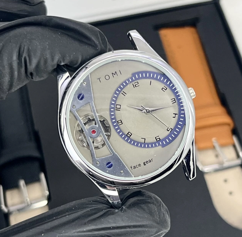 TOMI Face Gear Model Watch – Dual Strap Edition