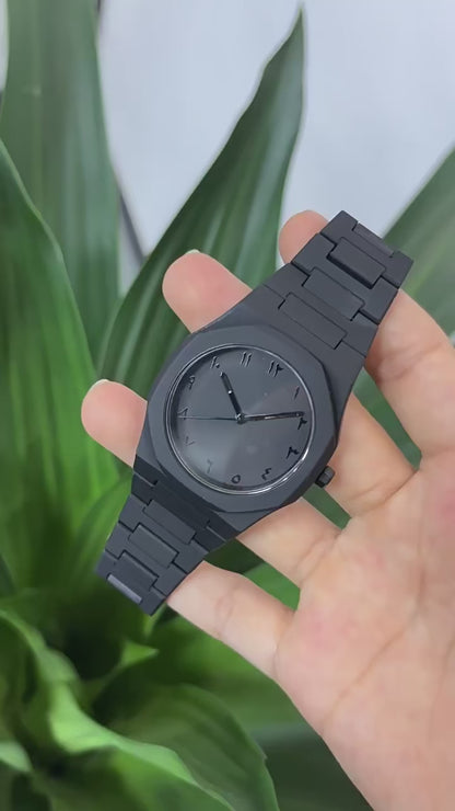 Black Arabic Watch